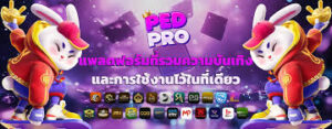 pedpro เว็บตรง ฝากถอนออโต้ ระบบสล็อต คาสิโน เกมออนไลน์ครบวงจร ฝาก19รับ100